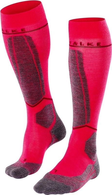 FALKE SK2 - Thermosokken - Rood - Wol - Functioneel Materiaal