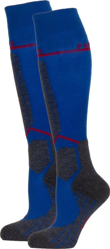 FALKE - SK4 - Functioneel - Blauw - Wol - Compressie Skisokken