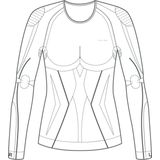 FALKE dames lange mouw shirt Maximum Warm - thermoshirt - wit (white)