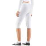 FALKE Maximum Warm Driekwartbroek - Wit - Functioneel Materiaal - Sneldrogend