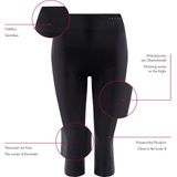 FALKE Maximum Warm Driekwartbroek - Wit - Functioneel Materiaal - Sneldrogend