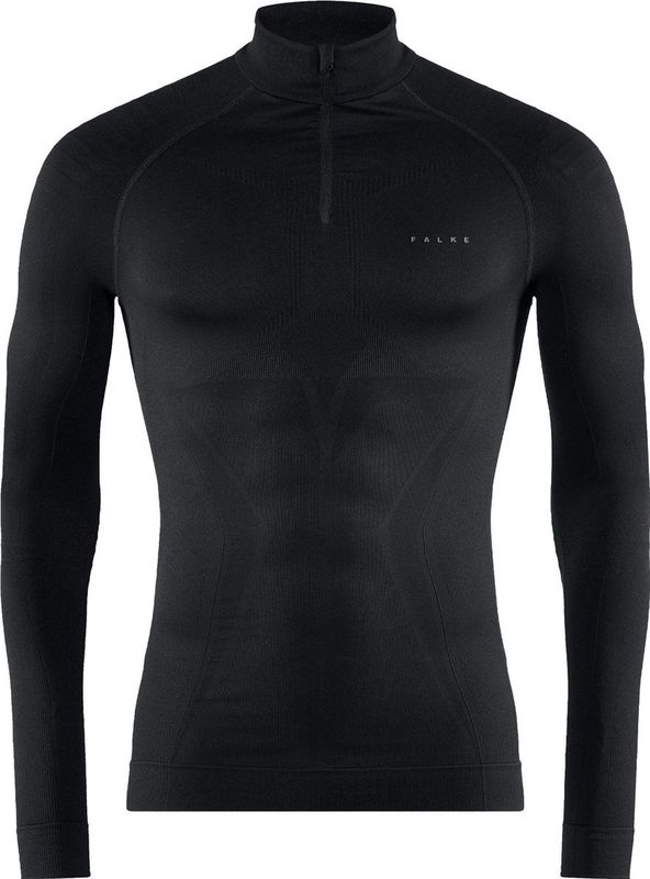 FALKE heren lange mouw shirt Maximum Warm - thermoshirt - zwart (black)