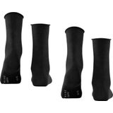 FALKE - Happy 2-Pack - Sokken - Zwart - Maat 39-42