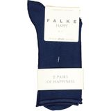 FALKE Happy 2-Pack katoen multipack sokken dames blauw - Maat 35-38