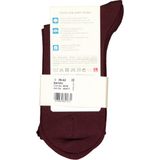 FALKE Happy damessokken (2-pack), katoen, bordeaux rood (barolo)
