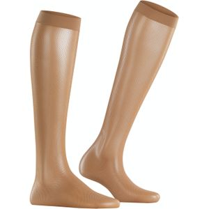 FALKE - Net - Kniekousen - Huidskleur - Maat 35-38