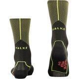 FALKE - BC Impulse - Fietssokken - Zwart-Neon Geel - Innovatief Mesh Breiwerk