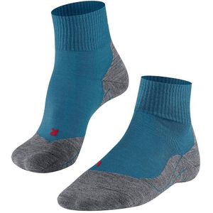 FALKE - TK5 Short - Wandelsokken - Blauw - Katoenmix