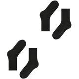 FALKE - Softmerino - Sokken - Zwart - 2-Pack - Dames