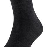 FALKE Airport Kniekousen - Grijs - Wol Katoen