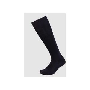 FALKE Airport - Kniesokken - Blauw - Wol Katoen