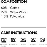 FALKE Flausch - Thermosokken - Wit Marineblauw Grijs Roze - Katoen Merinowol - 1 Paar