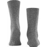 FALKE Lhasa Rib herensokken - grijs (light greymel.) - Maat: 39 - 42