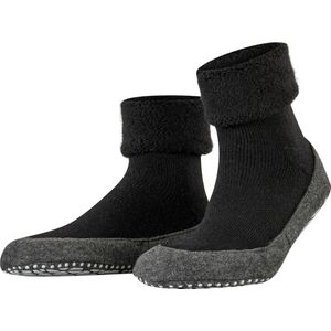 FALKE Cosyshoe - Huissokken - Zwart - Wol - Antislip