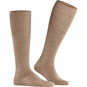 FALKE - Bristol Pure - Kniekousen - Bruin - 1 paar - Wol en Zijde