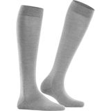 FALKE Softmerino Kniekousen - Grijs - Merinowol - Katoen