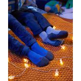 FALKE - Kids Active - Sportsokken - Zwart - Anatomische Pasvorm, Merinowol, Maat 19-22