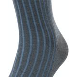 FALKE Heren Kniekousen Shadow M Kh katoen lang gedessineerd 1 paar, Grijs Anthracite Melange 3191, 43-44