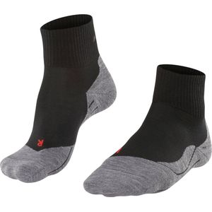 FALKE TK5 Wander Short Trekking Sokken - Korte Enkelhoogte - Zwart