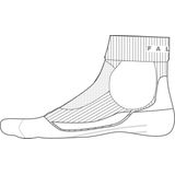 Tennissokken Falke TE2 Short White