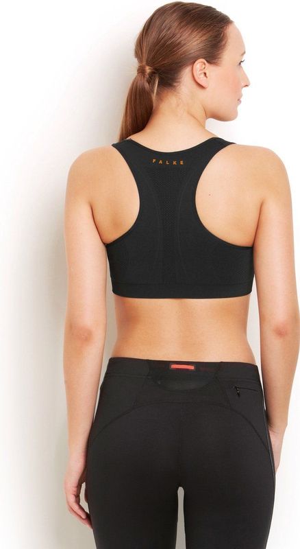 FALKE - Madison Low - Sportbeha - Zwart - Ademend - Sneldrogend