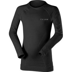 FALKE - Wool-Tech K L/s - Functioneel Ondergoed - Zwart - Sneldrogend, Ademend, Vochtregulerend