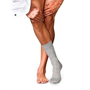 FALKE - Finest Merino - Enkelsokken - Grijs - Merinowol