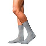 FALKE No. 6 Huissokken - Grijs - Merinowol en Zijde