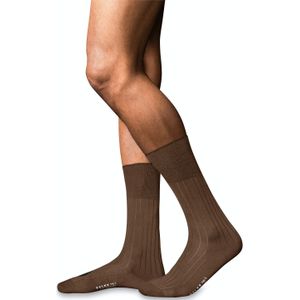FALKE - No. 2 - Kasjmier Sokken - Bruin - Hoge Kwaliteit - Elegant - Warm