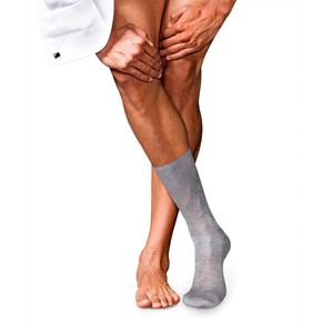 FALKE - No. 9 - Sokken - Grijs - Hoogwaardig Katoen