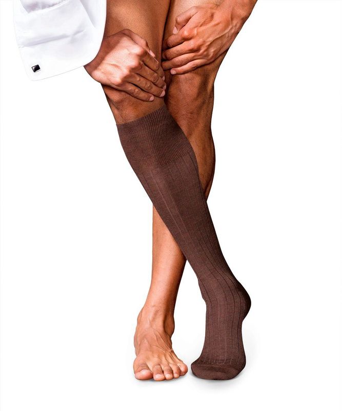 FALKE - No. 2 - Kniekousen - Bruin - Kasjmier