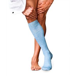 FALKE No. 2 Kniestok - Blauw - Kasjmier