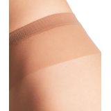 FALKE Shelina Toeless beige, glanzend ultra transparant 12 Denier panty maillot dames beige - Maat L