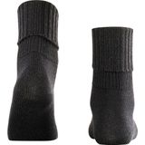 FALKE Striggings Rib warme dikke merinowol sokken dames zwart