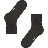 FALKE Striggings Rib warme dikke merinowol sokken dames zwart