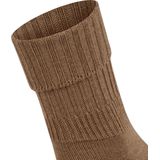 FALKE Striggings Rib Sokken - Bruin - Merinowol