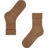 FALKE Striggings Rib Sokken - Bruin - Merinowol