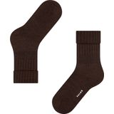 FALKE Striggings Rib warme dikke merinowol sokken dames bruin - Maat 35-38