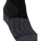 FALKE SK1 anti blaren, anti zweet merinowol zijde wintersportsokken dames zwart - Maat 35-36