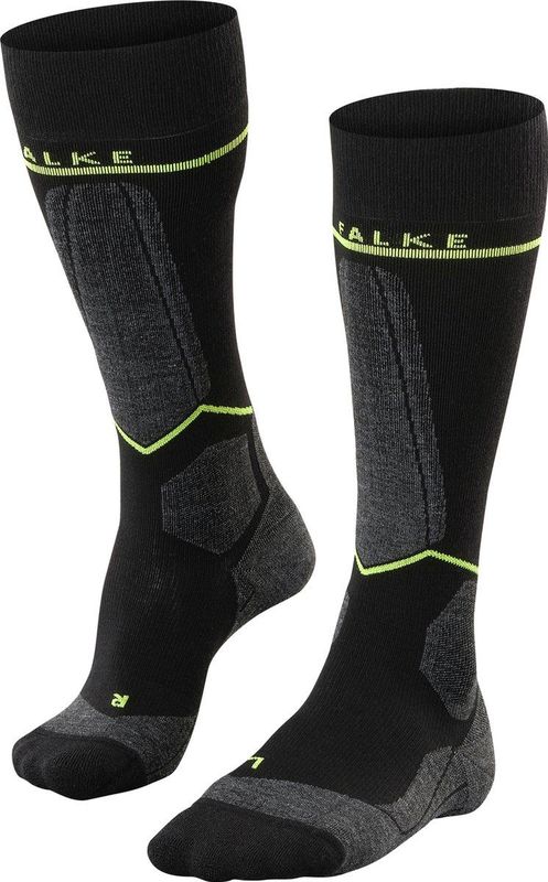 Falke - SK Compression - Sportsokken - Zwart - Merinowol
