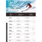 FALKE SK2 Skisokken anti blaren, medium padding merinowol sportsokken kinderen zwart - Maat 23-26