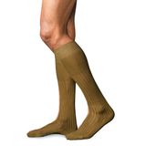 FALKE - No. 13 Finest Piuma Cotton - Kniekousen - Okergeel