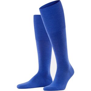 FALKE - Airport - Kniekousen - Blauw - Merinowol en Katoen, Maat 45-46