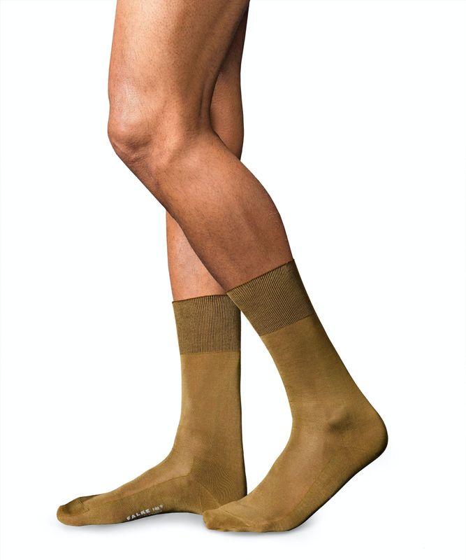 FALKE - No. 9 Pure Fil d Ecosse - Herensokken - Geel