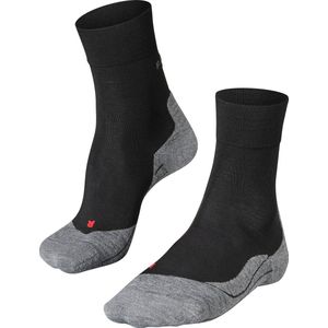 FALKE RU4 Wool - Sportsokken - Zwart - Merinowol - Gemiddelde Padding