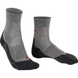 FALKE - RU4 Wool - Sportsokken - Grijs - Gemiddelde Padding, Merinowol