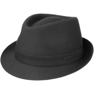 Teton Stoffen Trilby Hoed by Stetson Trilby hoeden