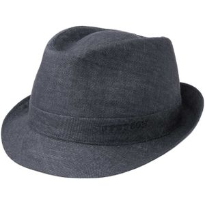 Geneva Trilby Linnen Hoed by Stetson Trilby hoeden