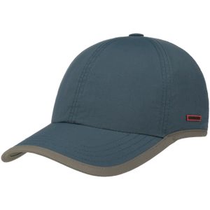 Stetson Kitlock Outdoor Baseball Cap Dames/Heren - zonnecap UV-bescherming met klep paspelrand voor Lente/Zomer - L (58-59 cm) blauw