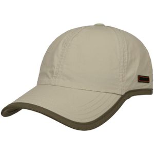 Stetson Kitlock Outdoor Baseball Cap Dames/Heren - zonnecap UV-bescherming met klep paspelrand voor Lente/Zomer - XXL (62-63 cm) beige